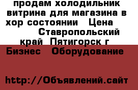 продам холодильник витрина для магазина в хор состоянии › Цена ­ 30 000 - Ставропольский край, Пятигорск г. Бизнес » Оборудование   